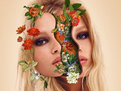 Marcelo Monreal makes portraits of sliced flower faces 